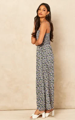 Coupon ???? Gini London Lilac Ditsy Shirred Strappy Midaxi ???? Dress ❤️ -Zack Sales Store 2022 03 15 TOM Julia BlueVanilla15318