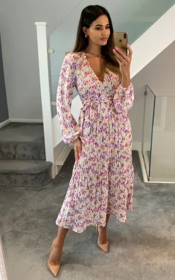 Buy ???? Traffic People Fathomless ???? Dress In White Abstract ????