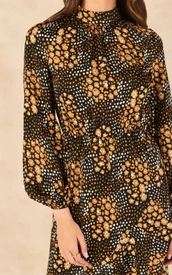 Cheapest ???? Blue Vanilla Blouson Elasticated Wrap Midi ???? Dress ❤️