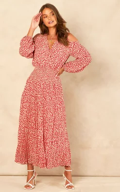 Best deal ✨ Traffic People Trials And True Romance Requiem Midi ???? Dress In Red ????