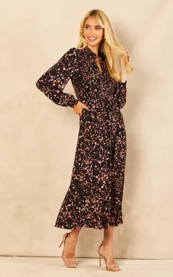 Promo ???? Blue Vanilla Shirred Bust Long Sleeve Midi ???? Shirt ???? Dress ???? -Zack Sales Store 2022 07 26 Jen Amy BlueVanilla207