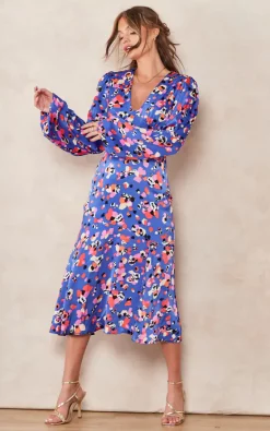 Hot Sale ???? Liquorish Multicolour Abstract Dot Print Midi ???? Dress ❤️ -Zack Sales Store 2022 09 14 Tom Chynna Liquorish13092