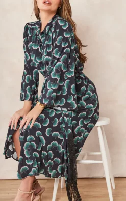 Cheap ❤️ Traffic People Floral Confuse ???? Dress In Green ???? -Zack Sales Store 2022 09 14 Tom Chynna TrafficPeople12090