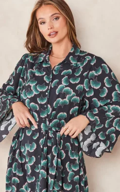 Cheap ❤️ Traffic People Floral Confuse ???? Dress In Green ????