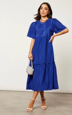 Best deal ???? Bullet Emily Short Sleeve ???? Dress Royal Blue ????