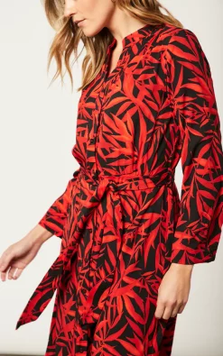 New ✨ Kate & Pippa Capri Midi ???? Dress In Black / Red Leaf ???? -Zack Sales Store 2022 09 27 Jen Meg KateAndPippa3336