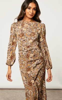 New ???? Blue Vanilla Ruched Midi ???? Dress With Balloon Sleeve ???? -Zack Sales Store 2022 09 27 Jen Shree BlueVanilla1928