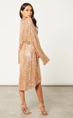 Flash Sale ???? Kit And Kaboodal Francois Sequin Belt ???? Dress Rose Gold ???? -Zack Sales Store 2022 10 04 Jen Shree KitandKaboodle4461