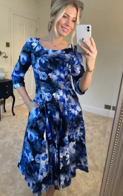 Discount ???? Hearts And Roses London Valentina Floral Swing ???? Dress ????