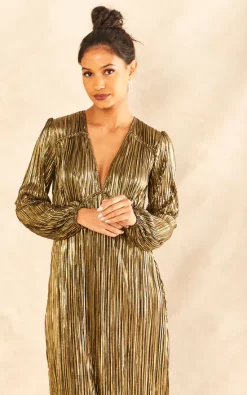 Best reviews of ???? Blue Vanilla Plisse V Neck Elasticated Midi ???? Dress ???? -Zack Sales Store 2022 11 08 Jen Julia BlueVanilla15707