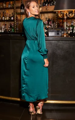 Brand new ???? Jenerique Double Slit Frill Midi ???? Dress In Green ✔️ -Zack Sales Store 28 10 2022 at 11.20.21Tom Hannah Jenerique 9