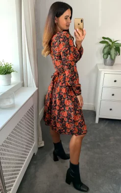 Deals ???? Joe Browns Autumn Florals Orange Midi ???? Dress ????