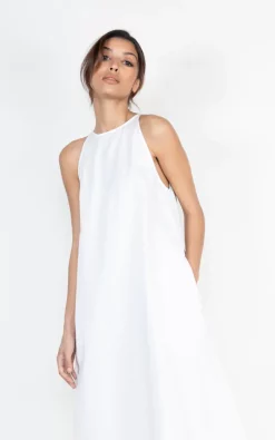 Deals ???? Pretty Lavish Pascale Racer Day ???? Dress White ????